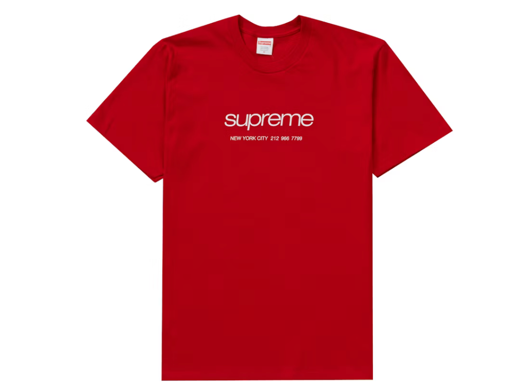 Supreme Shop Tee Red
