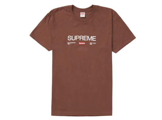 Supreme Est. 1994 Tee Brown