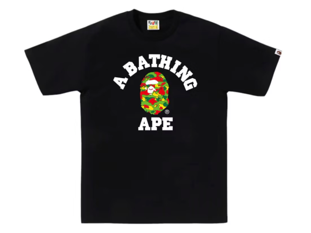 BAPE Sta Camo College BAPEC Tee