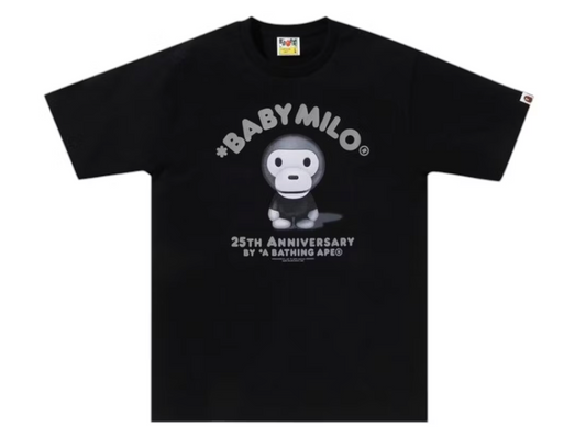 BAPE Milo 25Th Anniversary Photo Tee Black