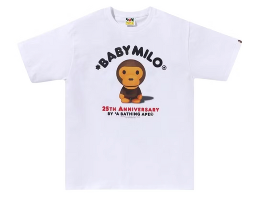 BAPE Milo 25Th Anniversary Photo Tee White