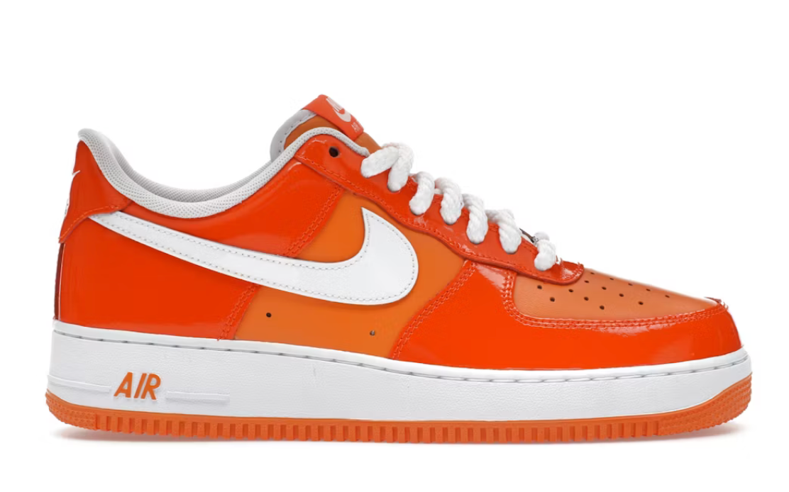 Nike Air Force 1 Low '07 Orange White Patent