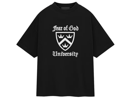Fear of God Essentials Heavy Crewneck Tee (FW24) Black