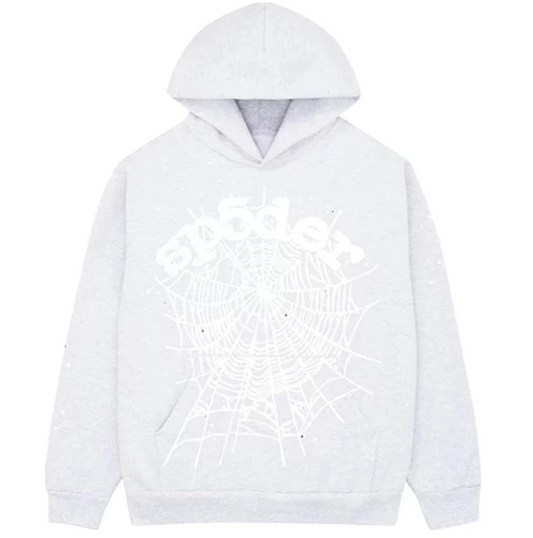 Sp5der OG Web Hoodie Heather Grey
