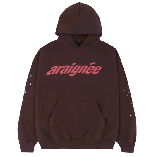Sp5der Araignee Hoodie Brown