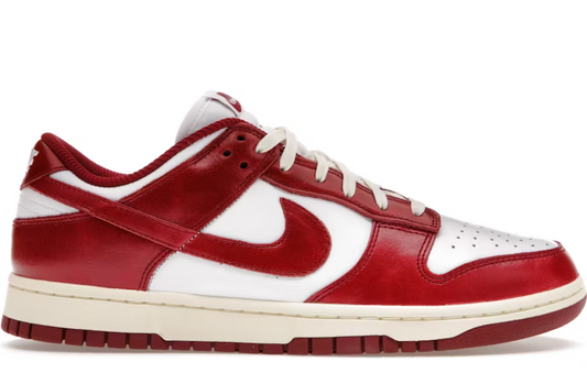 Nike Dunk Low PRM Vintage Team Red