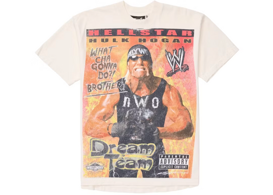 Hellstar Wrestlemania Hulk Hogan T-Shirt Cream White