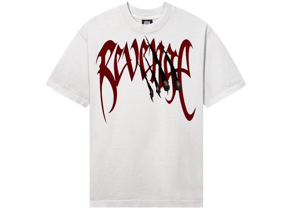 Revenge Arch Logo Claw Tee Cement/Red