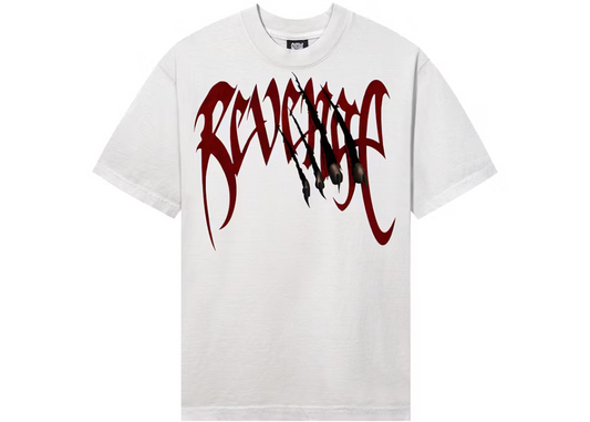 Revenge Arch Logo Claw Tee Cement/Red