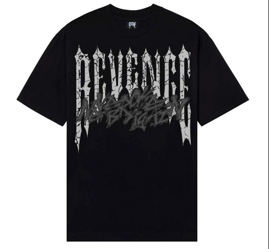 Revenge Chromed Out Tee Black