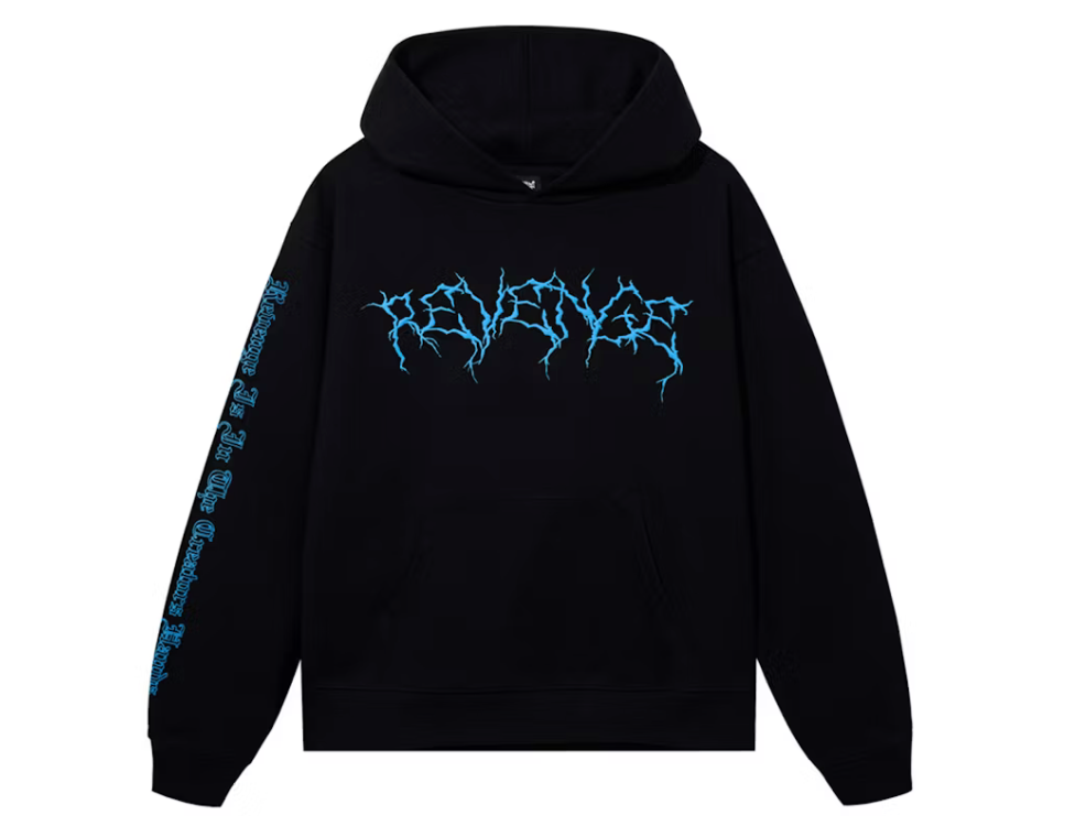 Revenge XXXTentacion Lightning Hoodie Black/Blue