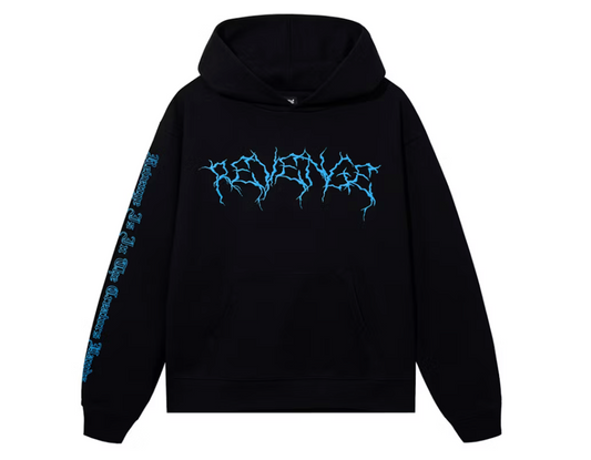 Revenge XXXTentacion Lightning Hoodie Black/Blue