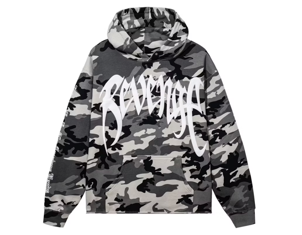 Revenge XXXTentacion Kill Hoodie Snow Camo