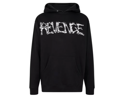 Revenge Durk Bones Hoodie Black