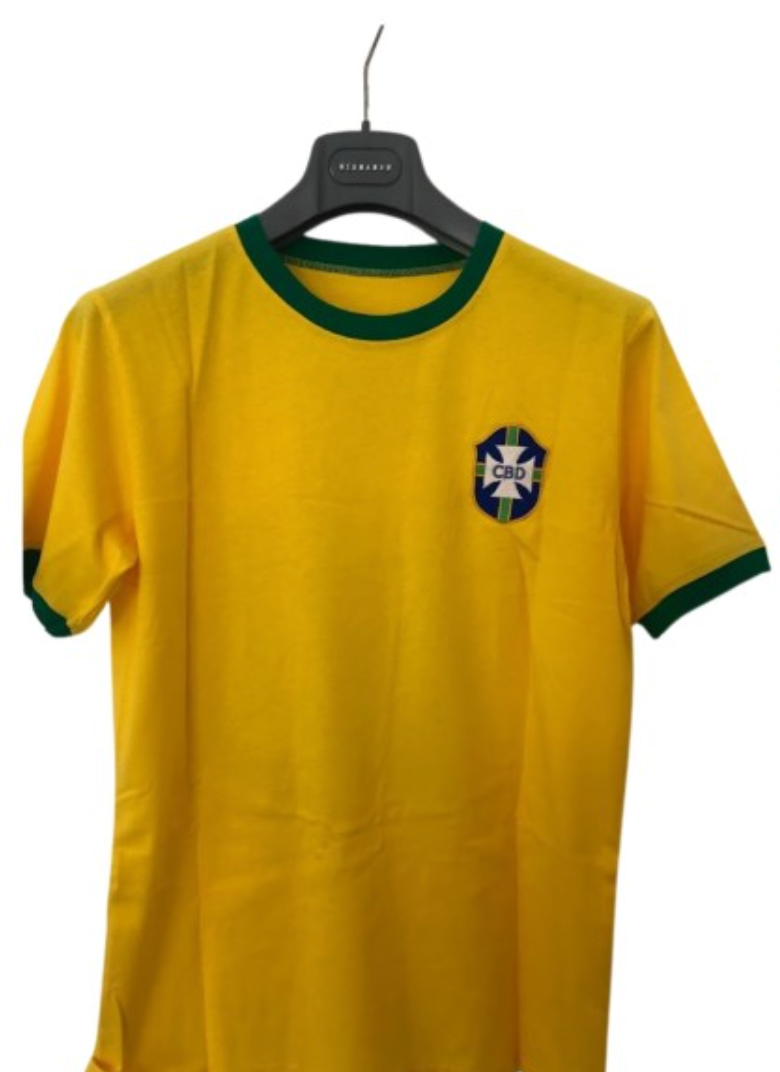 Brazil Pele Yellow Jersey