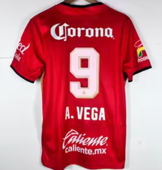 Toluca 26/27 Home Jersey Alexis Vega