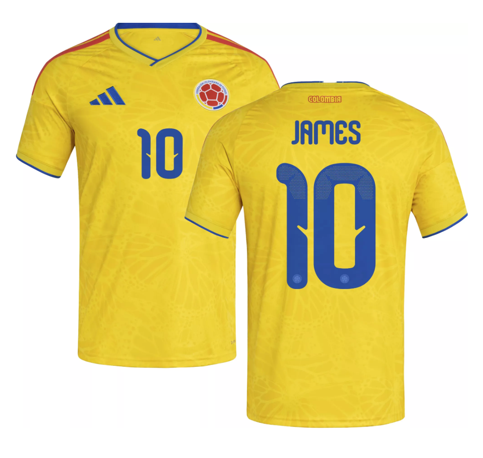 Colombia Home 2026 World Cup James Rodriguez