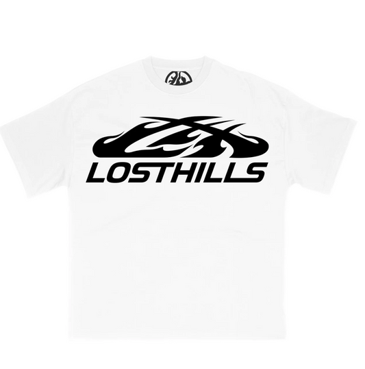 Lost Hills New Logo White Tee