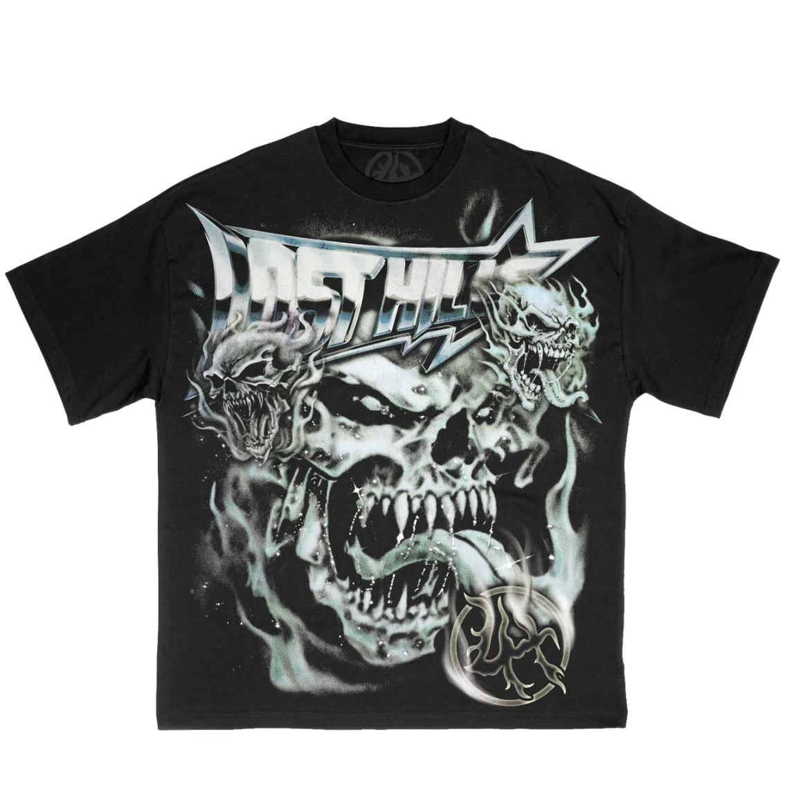 Lost Hills Demon Skull Black Tee