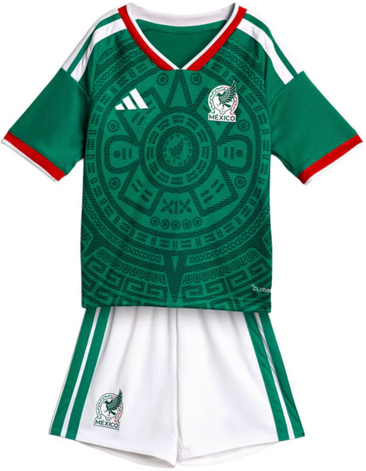 Mexico Home 2026 World Cup Kid Jeresy Set