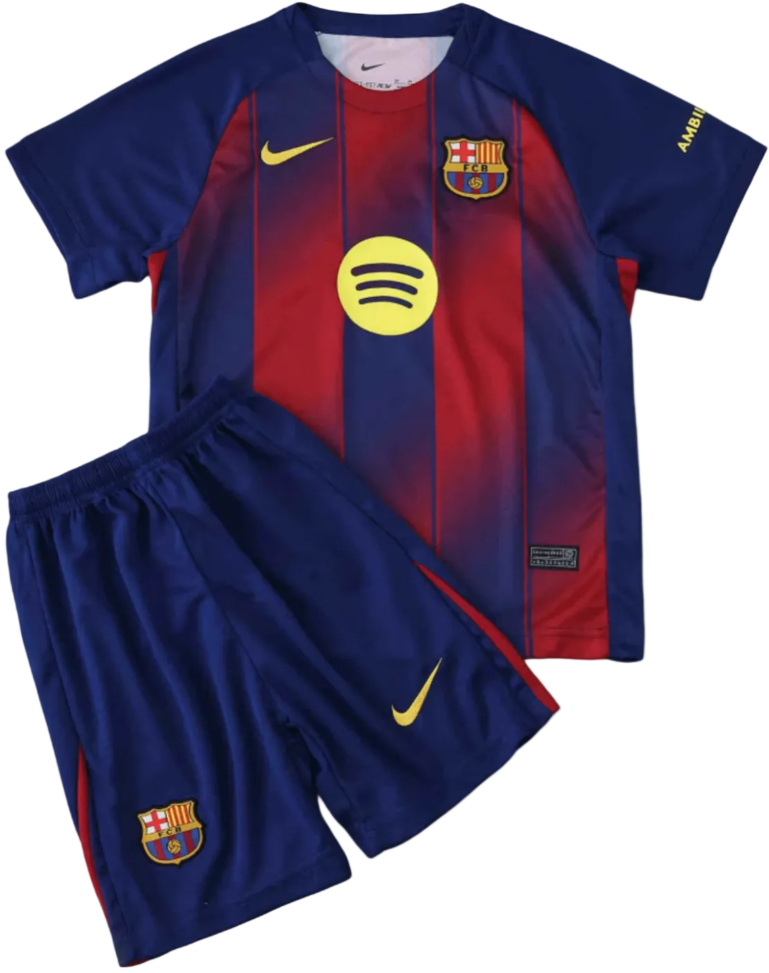 Barcelona Home Lamine Yamal Kids Jersey Set