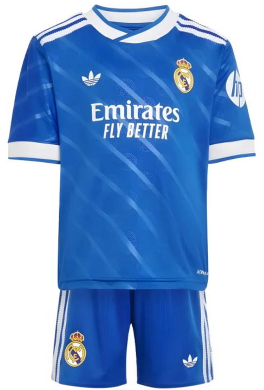 Real Madrid 2025/26 Mbappe Third Kids Set