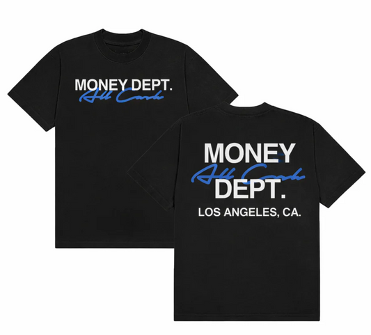 Money Dept. MD Vs. All Cash (Blue Signature) T-Shirt
