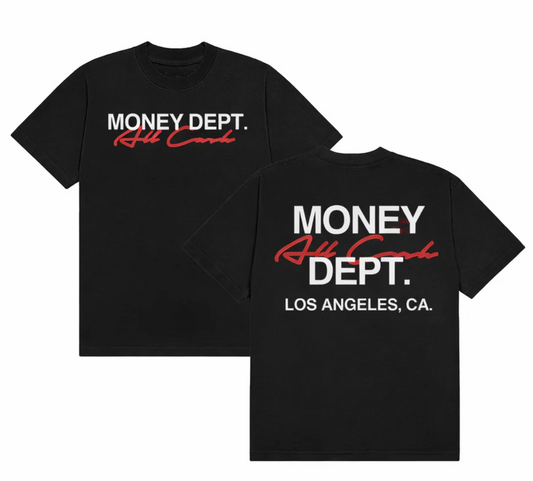 Money Dept. MD Vs. All Cash (Red Signature) T-Shirt