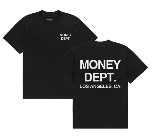 Money Dept. Black & White Classic T-Shirt