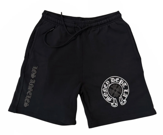 Money Dept. Old English Puff Shorts