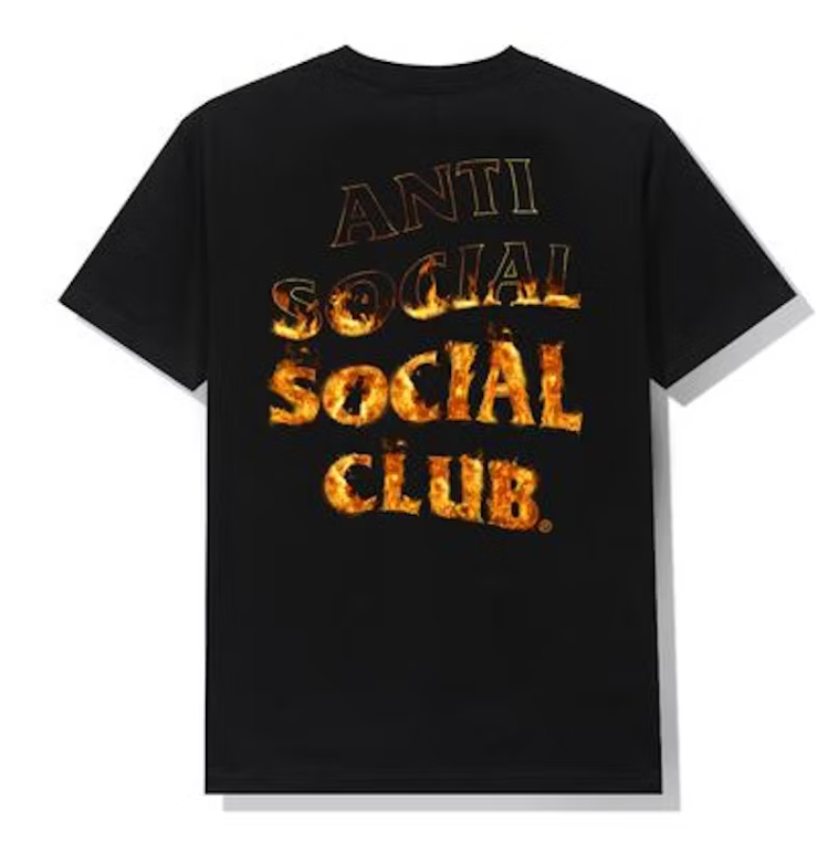 Anti Social Social Club A Fire Inside Tee Black
