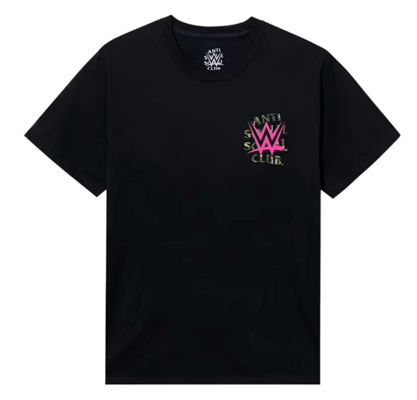 Anti Social Social Club x WWE Lockout Tee Black