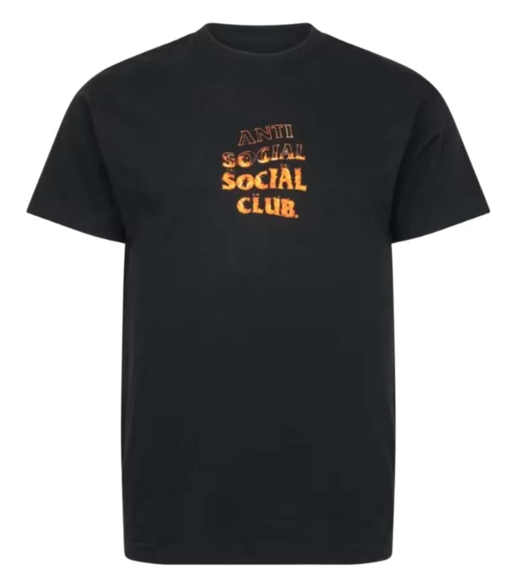 Anti Social Social Club A Fire Inside Tee Black
