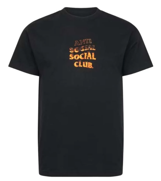 Anti Social Social Club A Fire Inside Tee Black