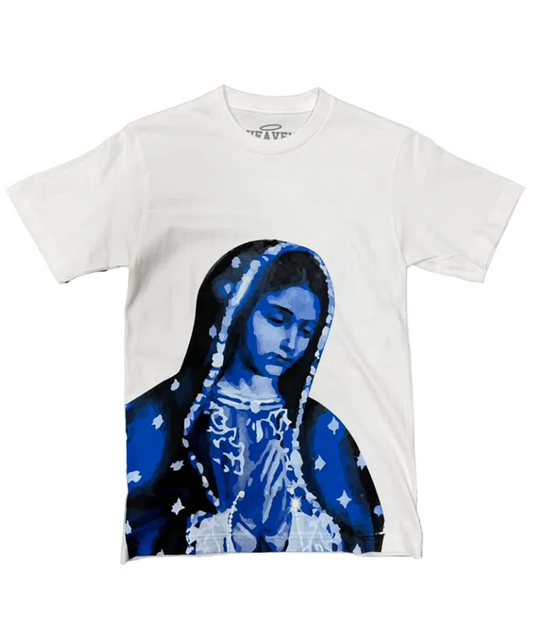 Heaven Virgen De Guadalupe/ Arc Logo (White/Blue)