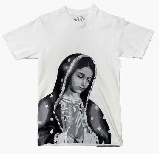 Heaven Virgen De Guadalupe/ Arc Logo (White/Grey)
