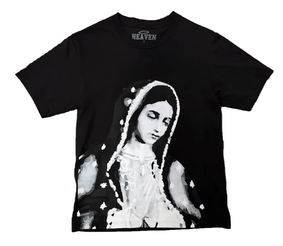 Heaven Virgen De Guadalupe/ Arc Logo (Black/Cream)