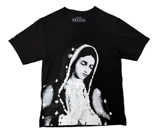 Heaven Virgen De Guadalupe/ Arc Logo (Black/Cream)