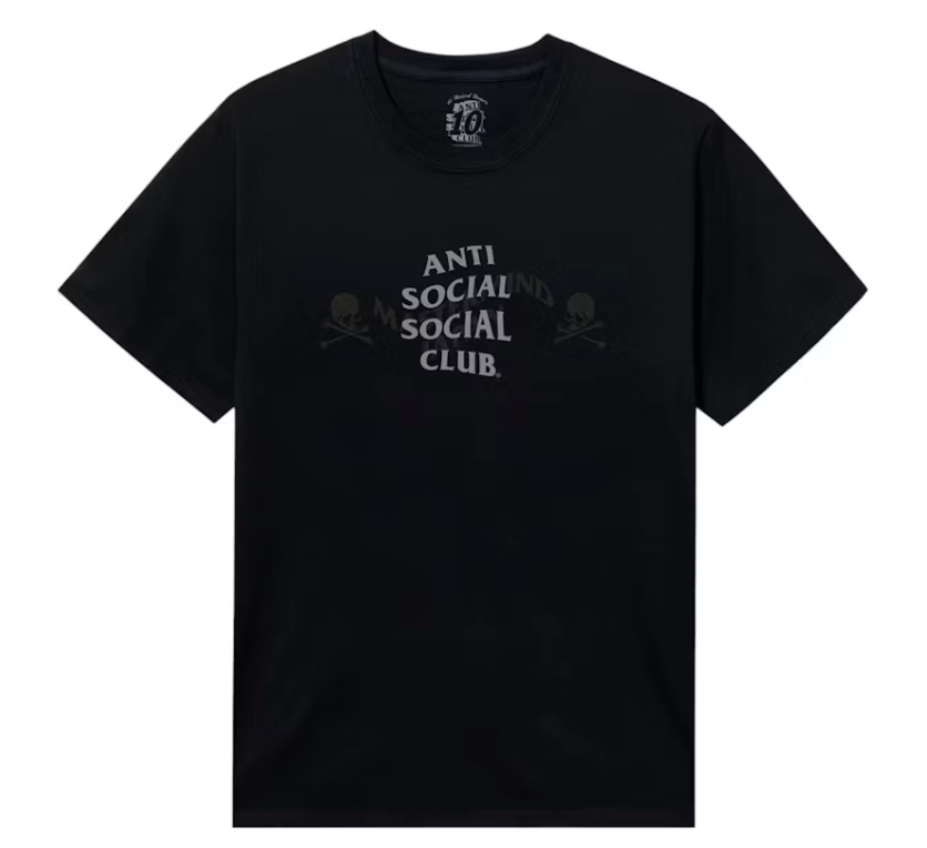 Anti Social Social Club x Mastermind Mind Black Tee
