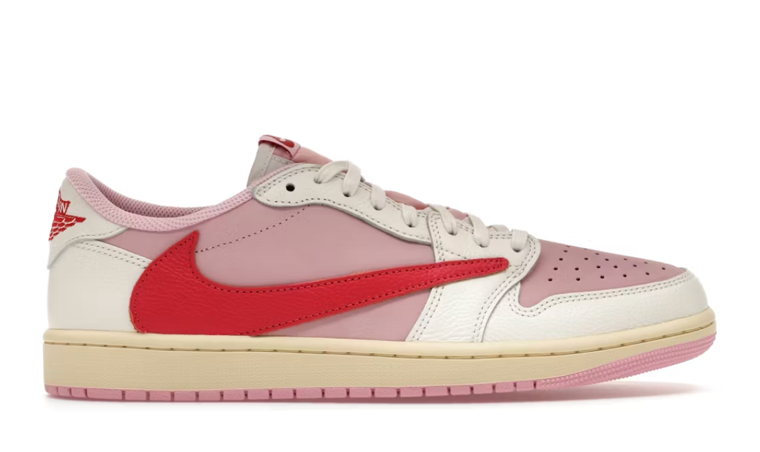 Jordan 1 Retro Low OG SP Travis Scott Sail Tropical Pink