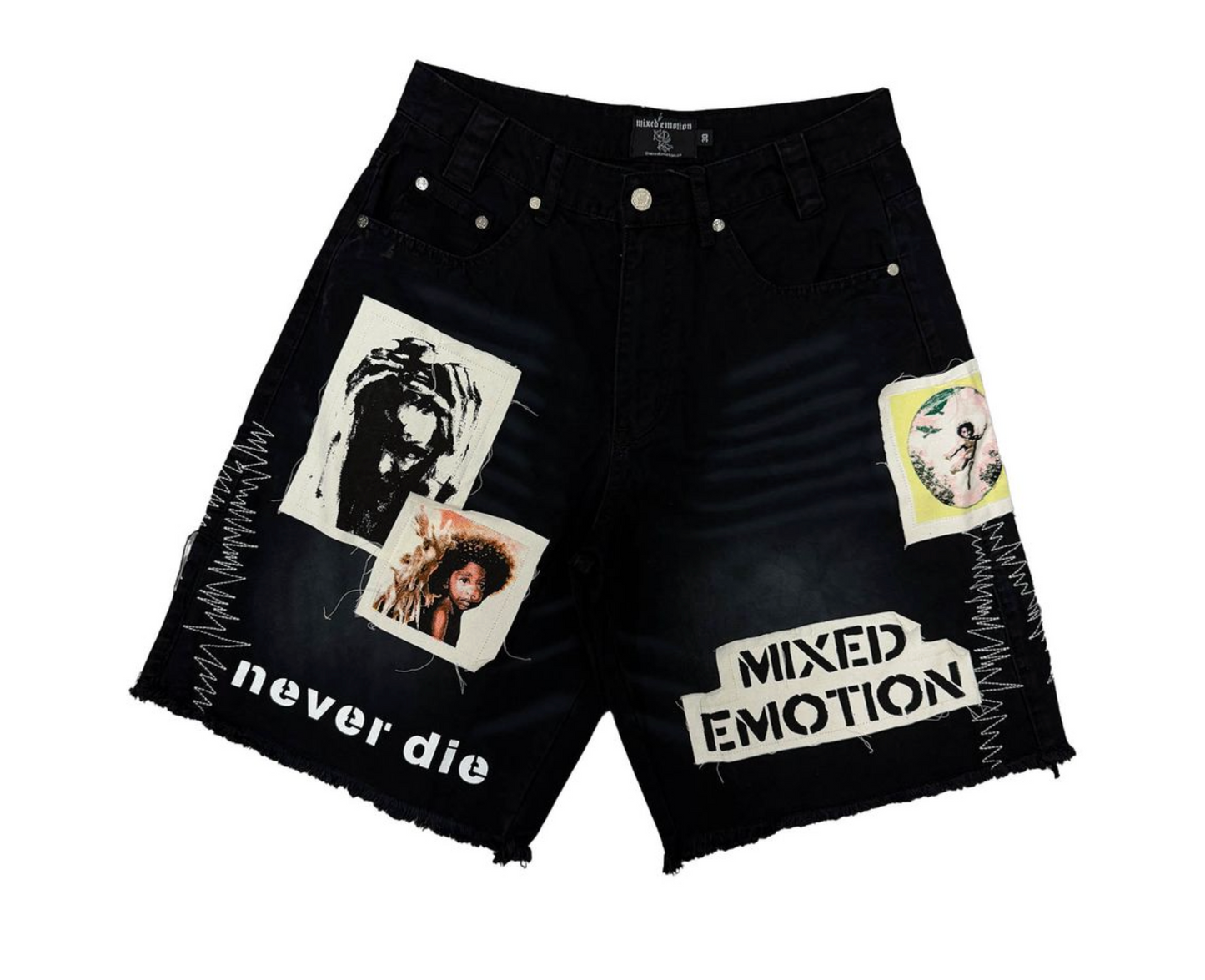 Mixed Emotions Chaos Carpenter Shorts Black
