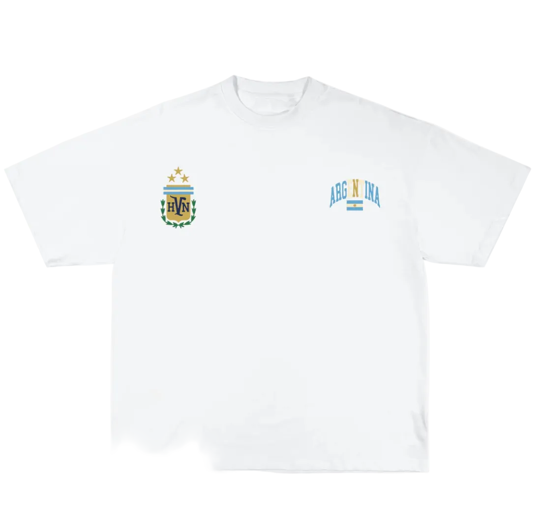 Heaven “Argentina ” White T-shirt