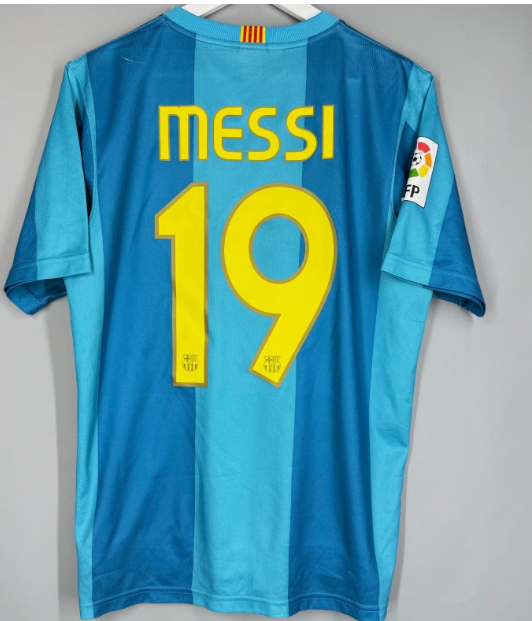 Barcelona 2007/08 Messi Away Jersey