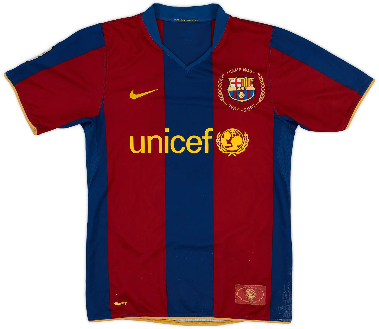 Barcelona Messi 2007 Home Jersey