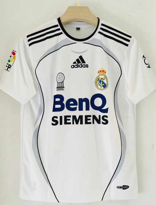 Real Madrid 2006/07 Beckham Home Jersey