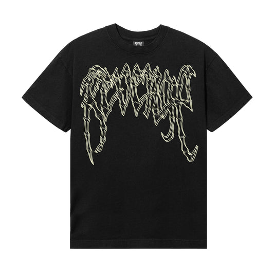 Revenge Crossbones Tee Black