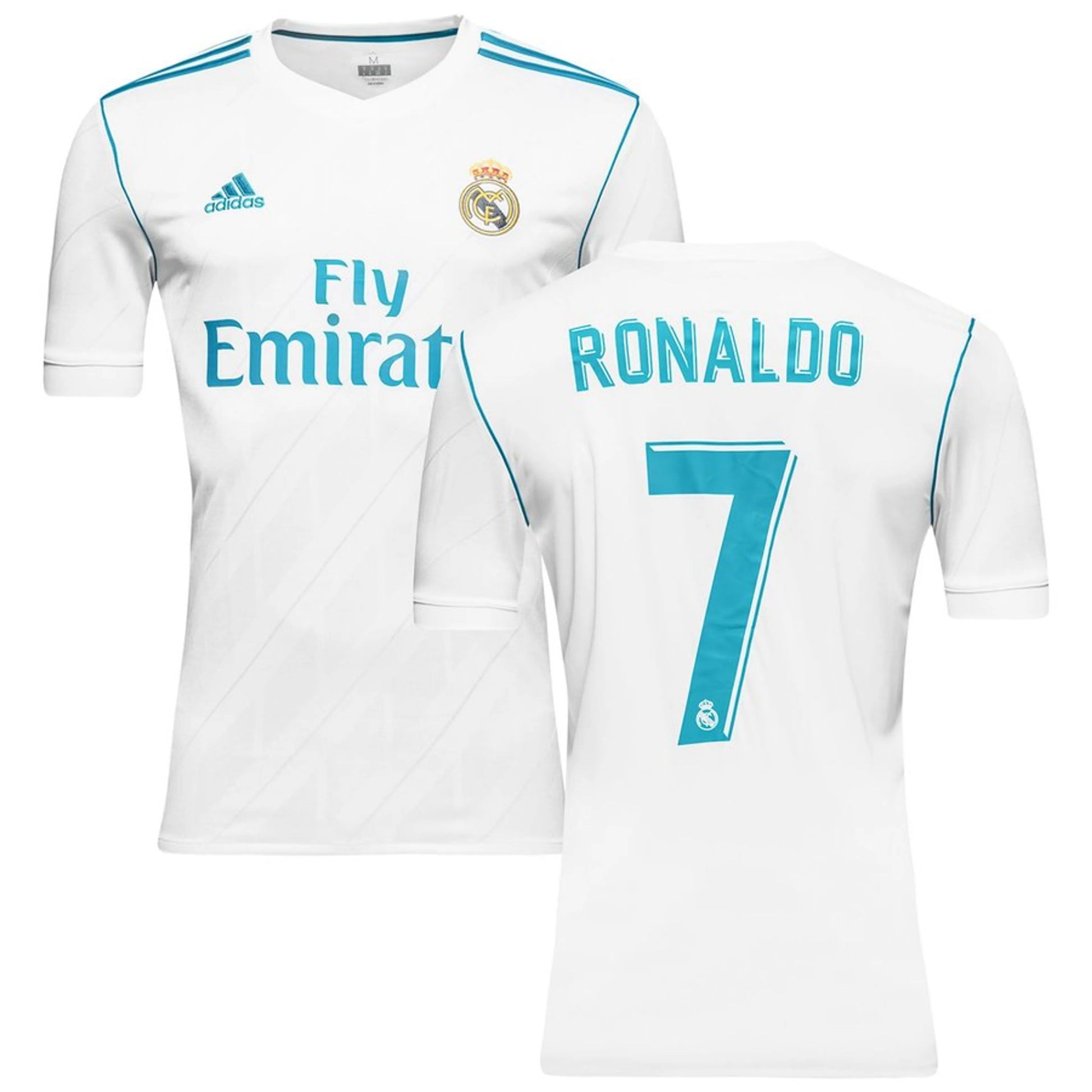 Real Madrid Ronaldo 2017/18 White Jersey