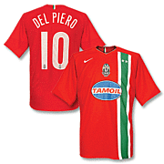 Juventus Red Del Piero Retro Jersey
