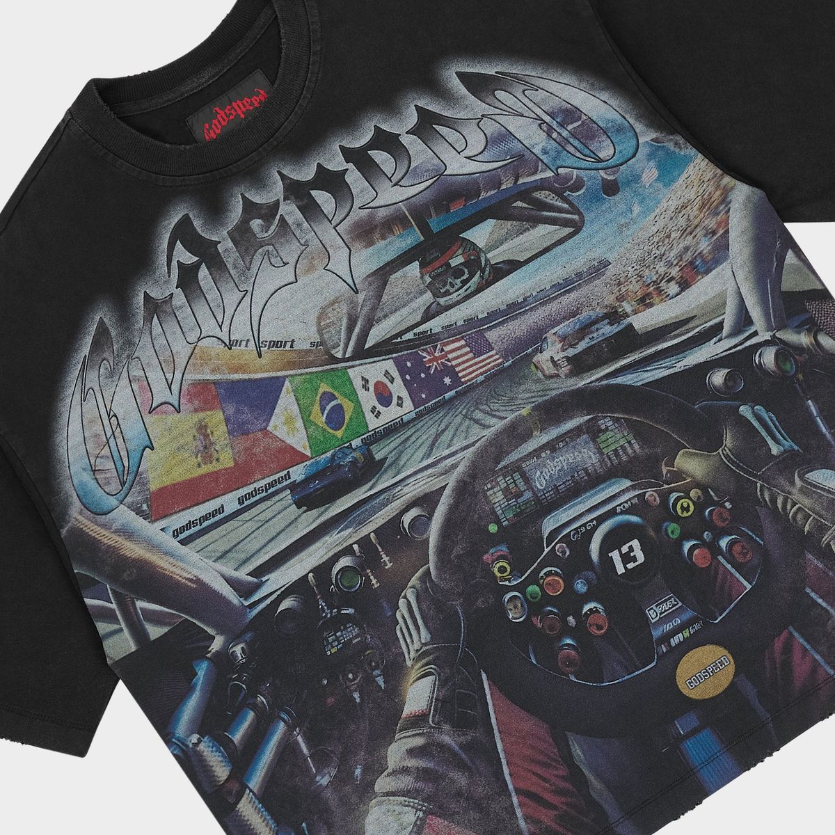 Godspeed Drivers Seat T-shirt Black