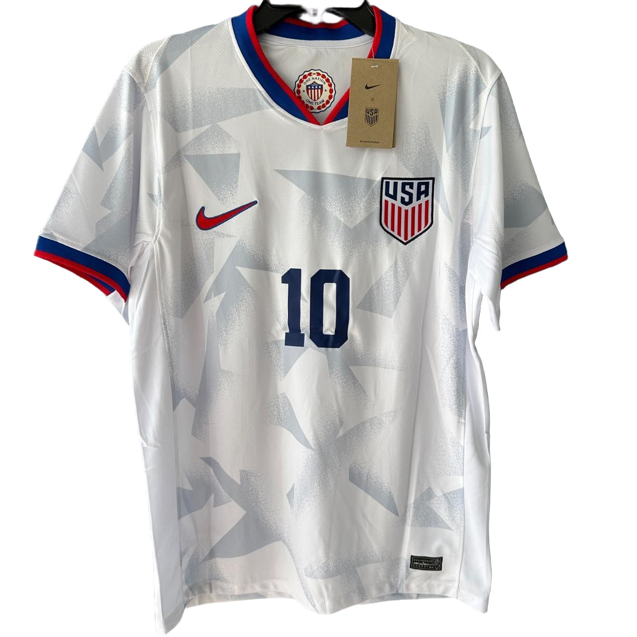 USA Pulisic 2025 White Jersey